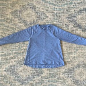 Athleta Farallon Heathered Swing Sweatshirt